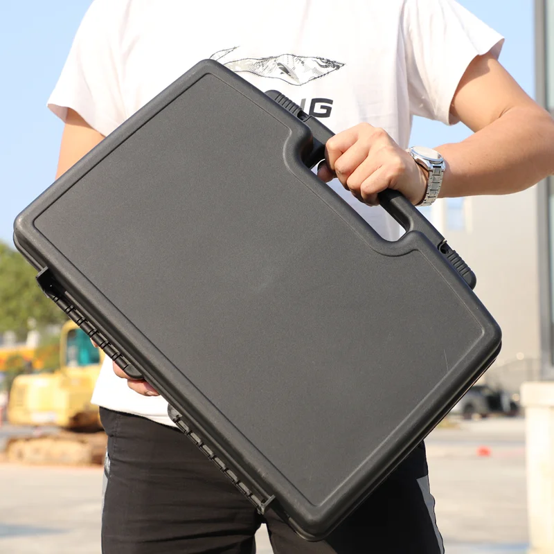 Portable Plastic Tool Box Safety Equipment Instrument Case Hardware Tool Storage box Dry Box Outdoor Box With pre-cut foam