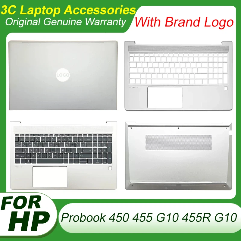 

Original New for HP Probook 450 455 G10 455R G10 Laptop LCD Back Cover Front Bezel Palmrest Botttom Case Top Keyboard Backlit