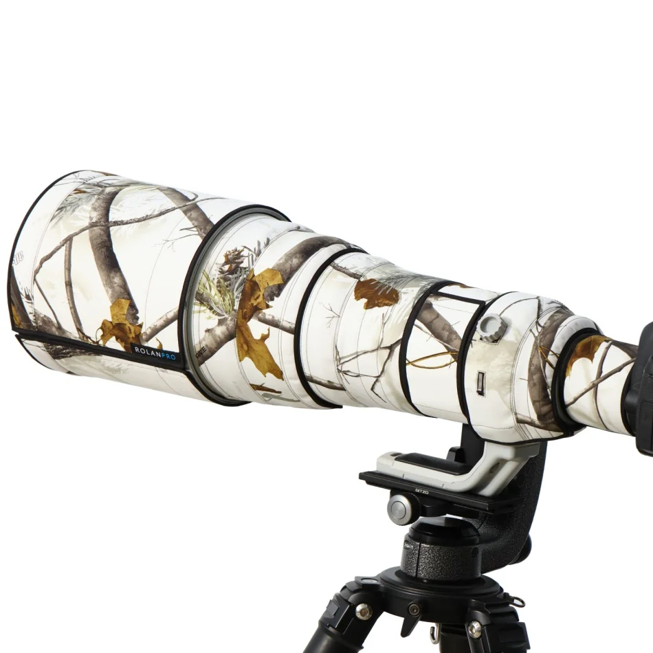ROLANPRO Lens Camouflage Coat Rain Cover For Nikon AF-S 300mm f/2.8 G ED VR I/II Lens Protective Case For Nikon SLR camera image 3
