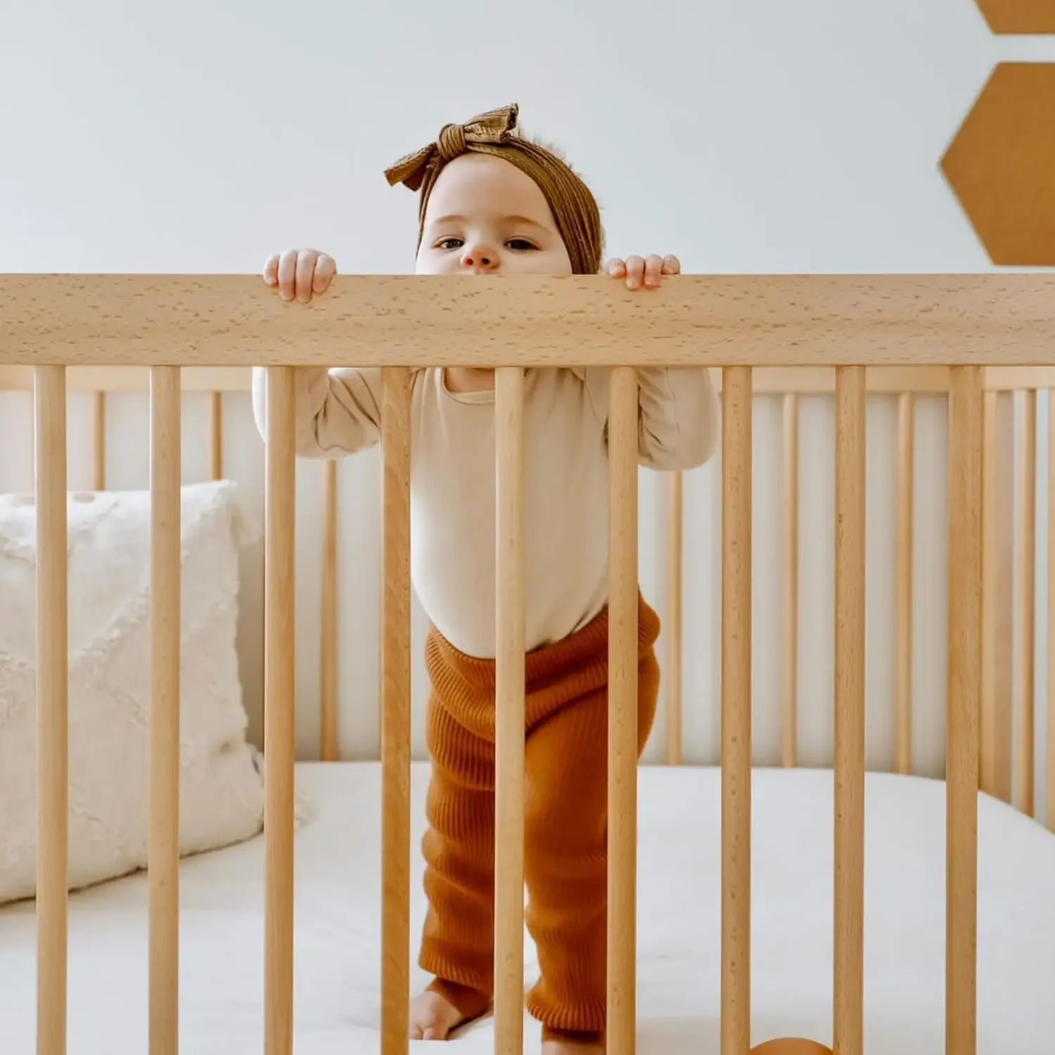 Dadada Baby Soho 3-In-1 Converteerbare Wieg Tot Peuterbed-Houten Wieg Gemaakt In Italië, Greenguard Goud Gecertificeerd Kleine Babywieg