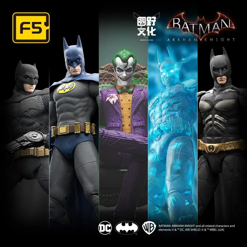 DC F5 Batman Arkham Knight Blind Box Super Hero Joker Red Hood Deathstroke Action Figure Model Assembly Toys Birthday Gifts view 3