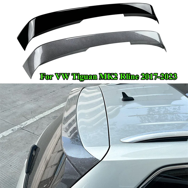 

Glossy Rear roof Trunk top Spoiler Wing Tail Trunk Lip For VW Tiguan MK2 Rline 2017 - 2023 Tail Tailgate Splitter Lip Spoilers