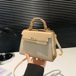 Niche Texture Handbag Women  Fashionable Small Square Bag Versatile Single Shoulder Crossbody exquisite High quality