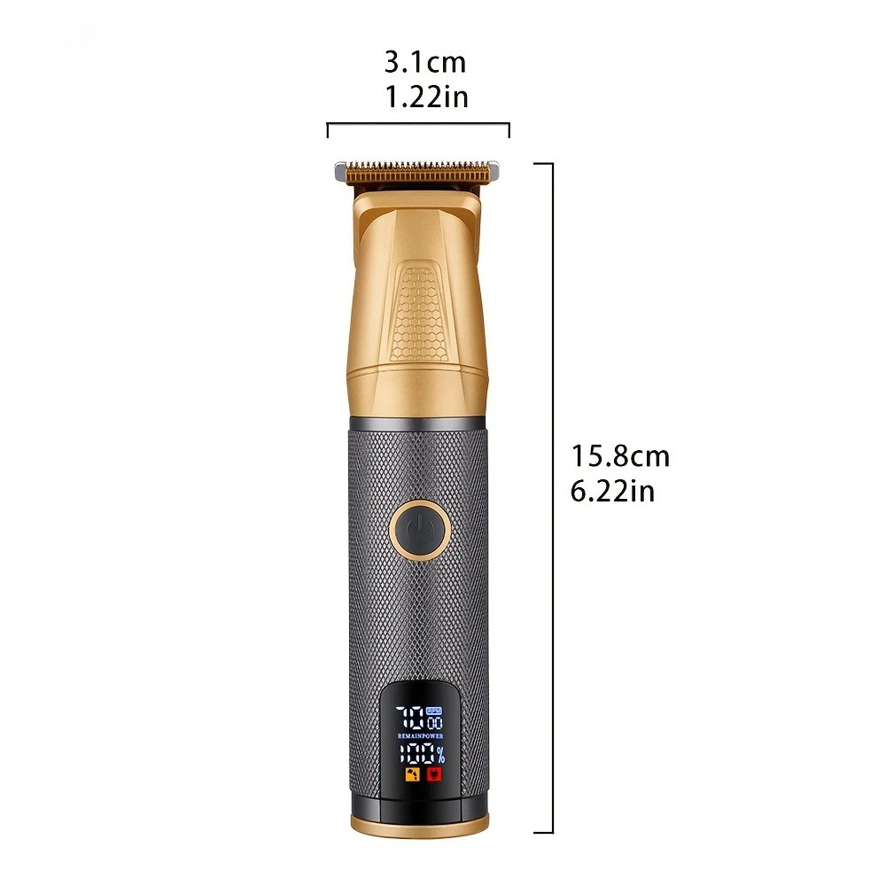 Professional Men's Electric Hair Clipper Set USB Rechargeable Body Nose Hair Trimmer Storage Holder Hairdressers Stylists Gift