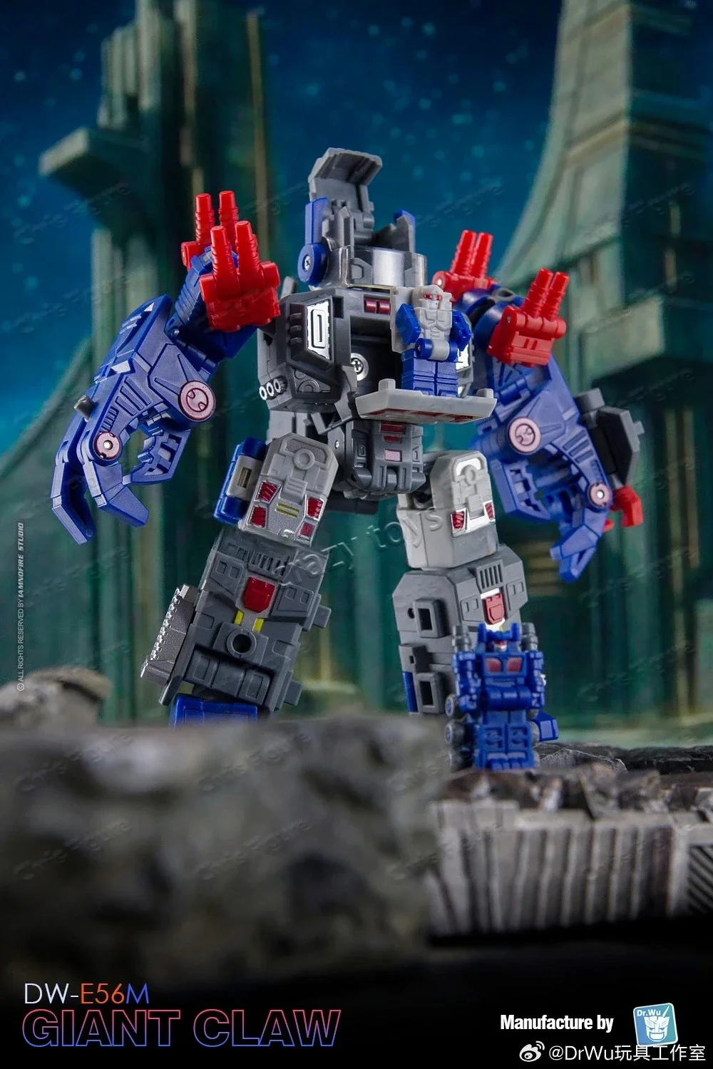 

[In Stock NOW] Transformation Dr.Wu DW-E56 DW-E56B DW-E56M Scorponok Mini Action Figure With Box