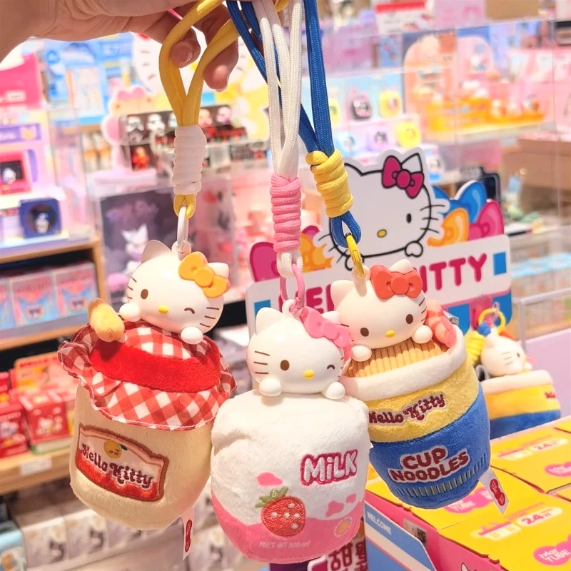 

HelloKitty Delicious Convenience Store Series Blind Box Kawaii Anime Figure Mystery Box Keychain Anime Doll Bag Pendant Toy Gift
