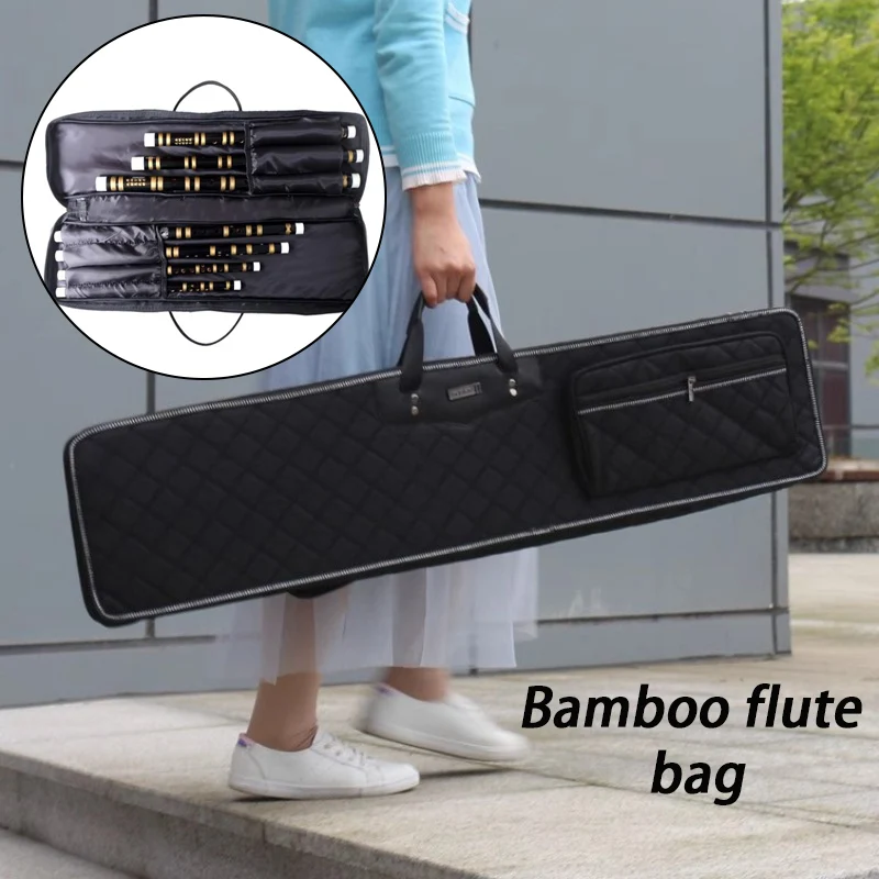 

Сумка для флейты 76 см, 8 шт., профессиональная сумка для хранения Xiao, портативный чехол для духовых музыкальных инструментов, чехлы для флейт с защитой от падения, аксессуары