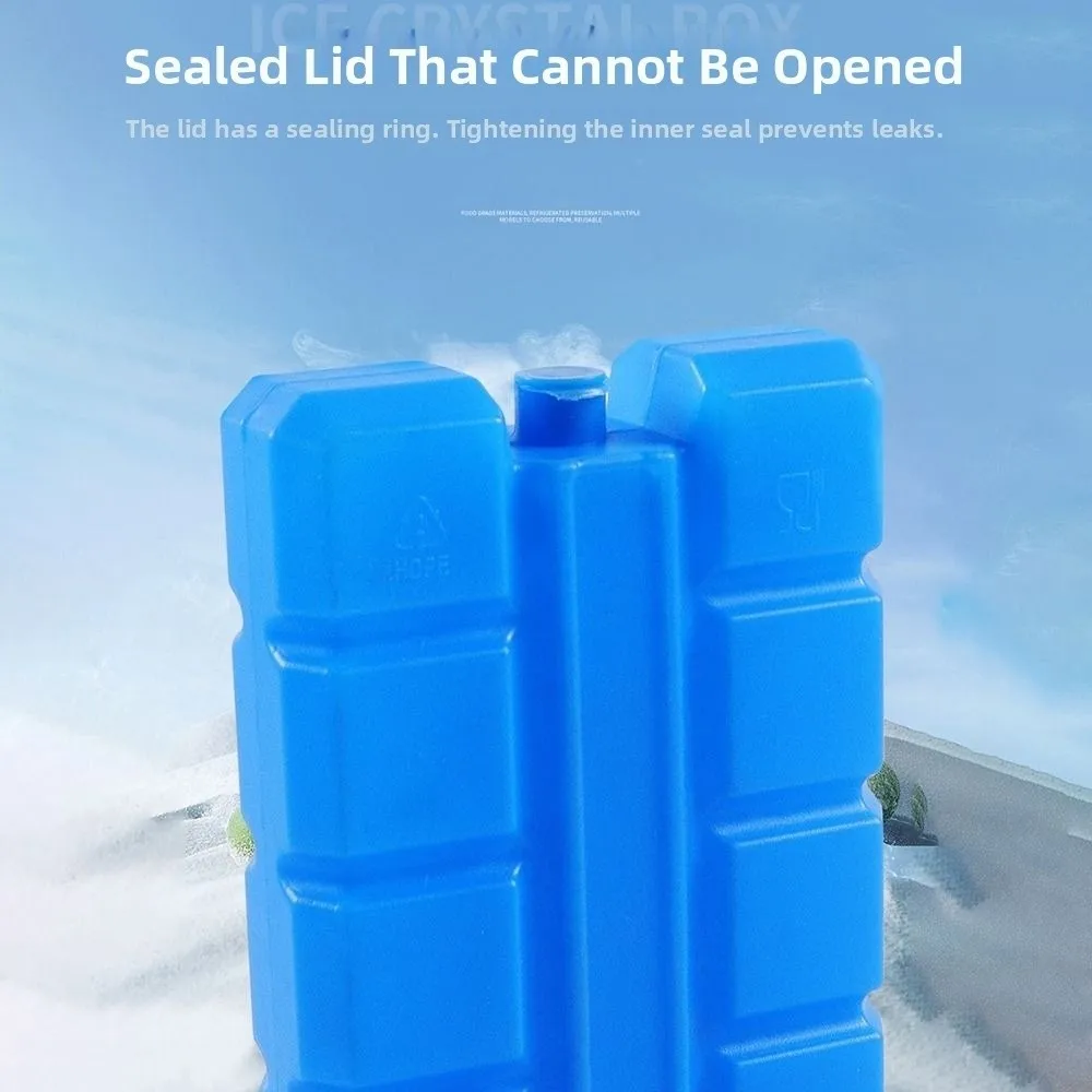 Reusable Gel Freezer Ice Blocks Keep Fresh No Water Injection Ice Box Wear Resistant Long Lasting Cooling