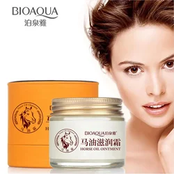 BIOAQUA Horse Oil Ointment Anti Aging Wrinkle Cream Scar Face Body Whitening Cream Ageless Anti-Freckle Skin Care Moisturizing