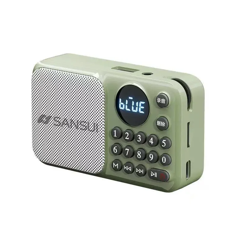SANSUI U1 FM Portable Radio Pocket Radio Rechargeable with Best