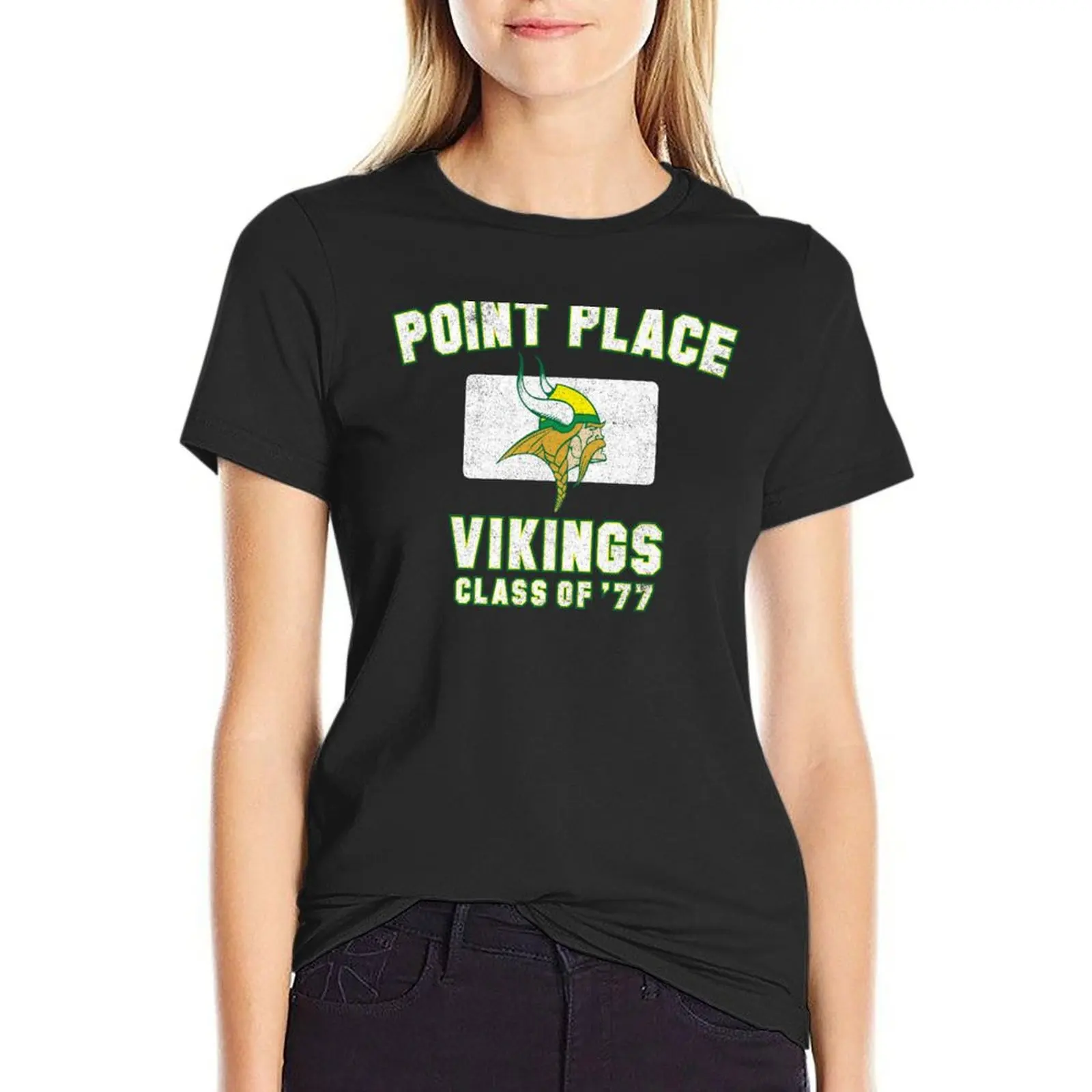 

Point Place High School T-Shirt heavyweights sweat Aesthetic clothing korean fashion Women's clothing