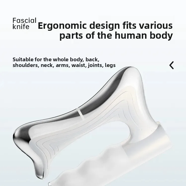 Electric Fascia Knife Meridian Scraping Device Microcurrent Hot Compress Vibration Fitness Muscle Relief Massager Tool