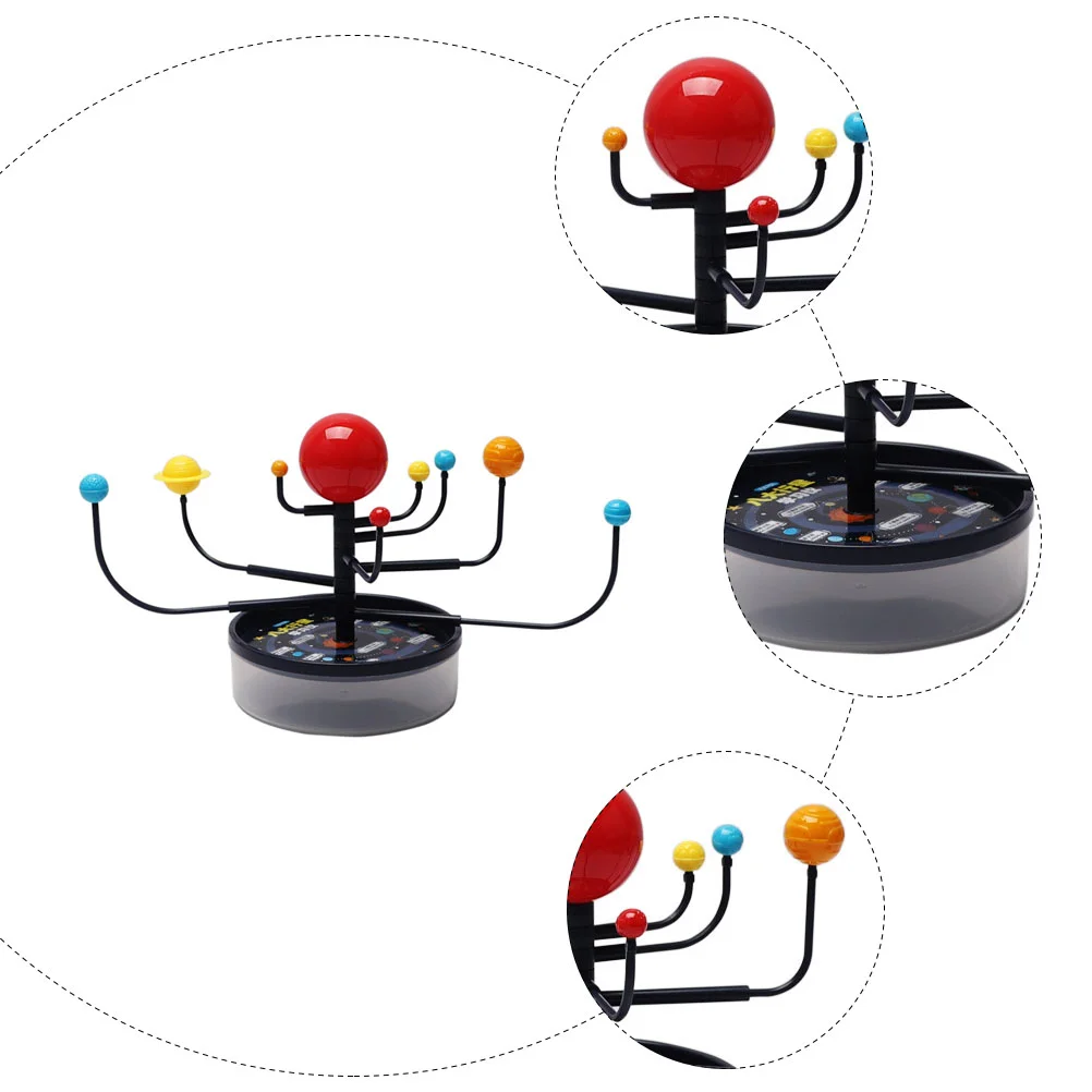 نماذج الكوكب النظام الشمسي الكواكب البلاستيك للأطفال لعبة تعلم تجربة فلكية
