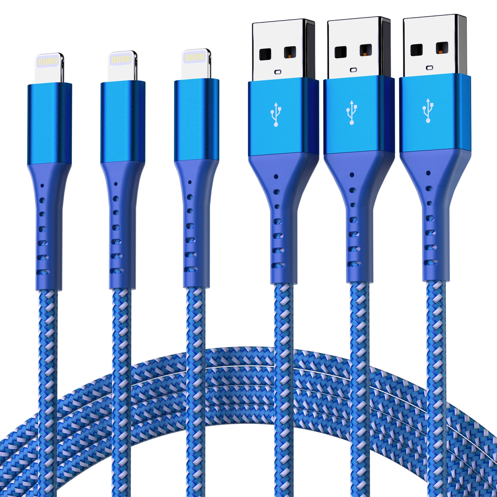 

USB-кабель ANSEIP для быстрой зарядки iPhone 14 13 12 11 Pro Max Xs X XR 6 6s 7 8 Plus iPad Mini Шнур зарядного устройства для мобильного телефона Data Wir