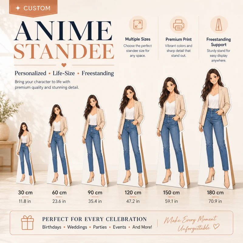 Custom Life Size Standee with - Photography Paper ulasan dan harga