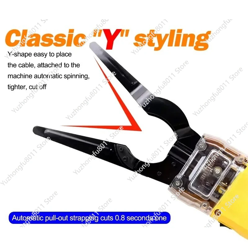 Automatic Cable Tying Machine Optical Cable Binding High Altitude Wire Organizer Tidy Up Electric Wires Wiring Harness Tool