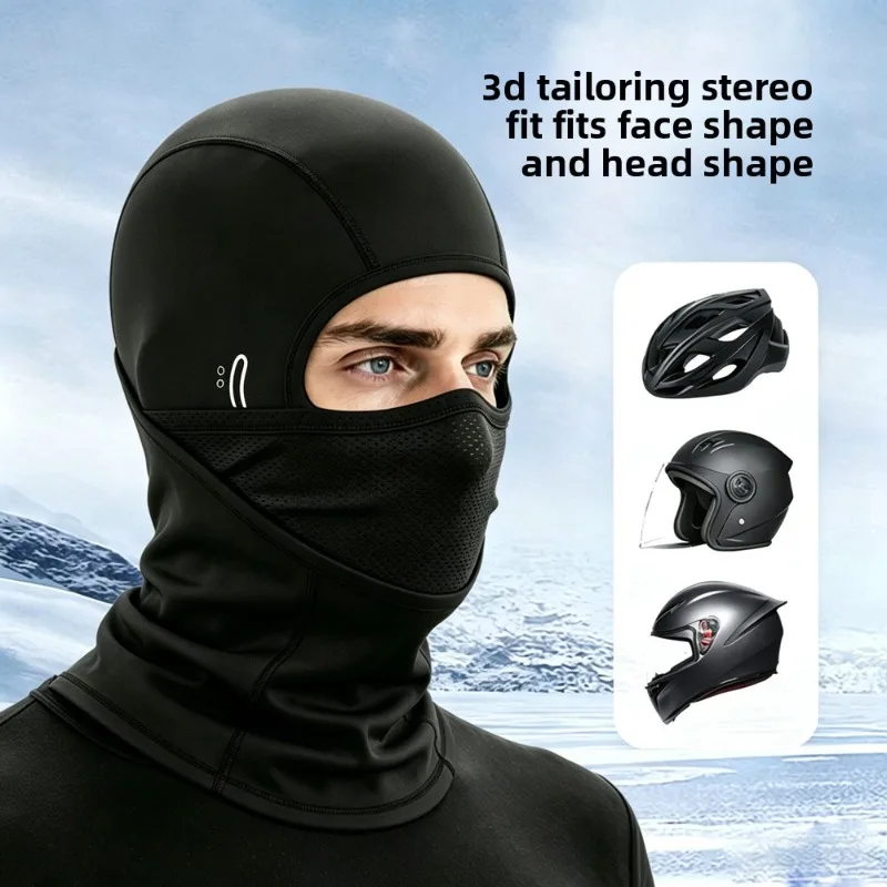 Winter Windproof Thermal Balaclava Motorcycle Cycling Ski Face Mask Breathable Anti Cold Full Cover Headgear Outdoor Gear