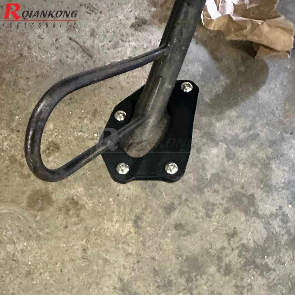 2008 2009 2010 2011 2012 2013 2014 2015 Motorcycle Kickstand Enlarger Side Stand Extension Plate Pad For Bmw G650GS G 650 GS