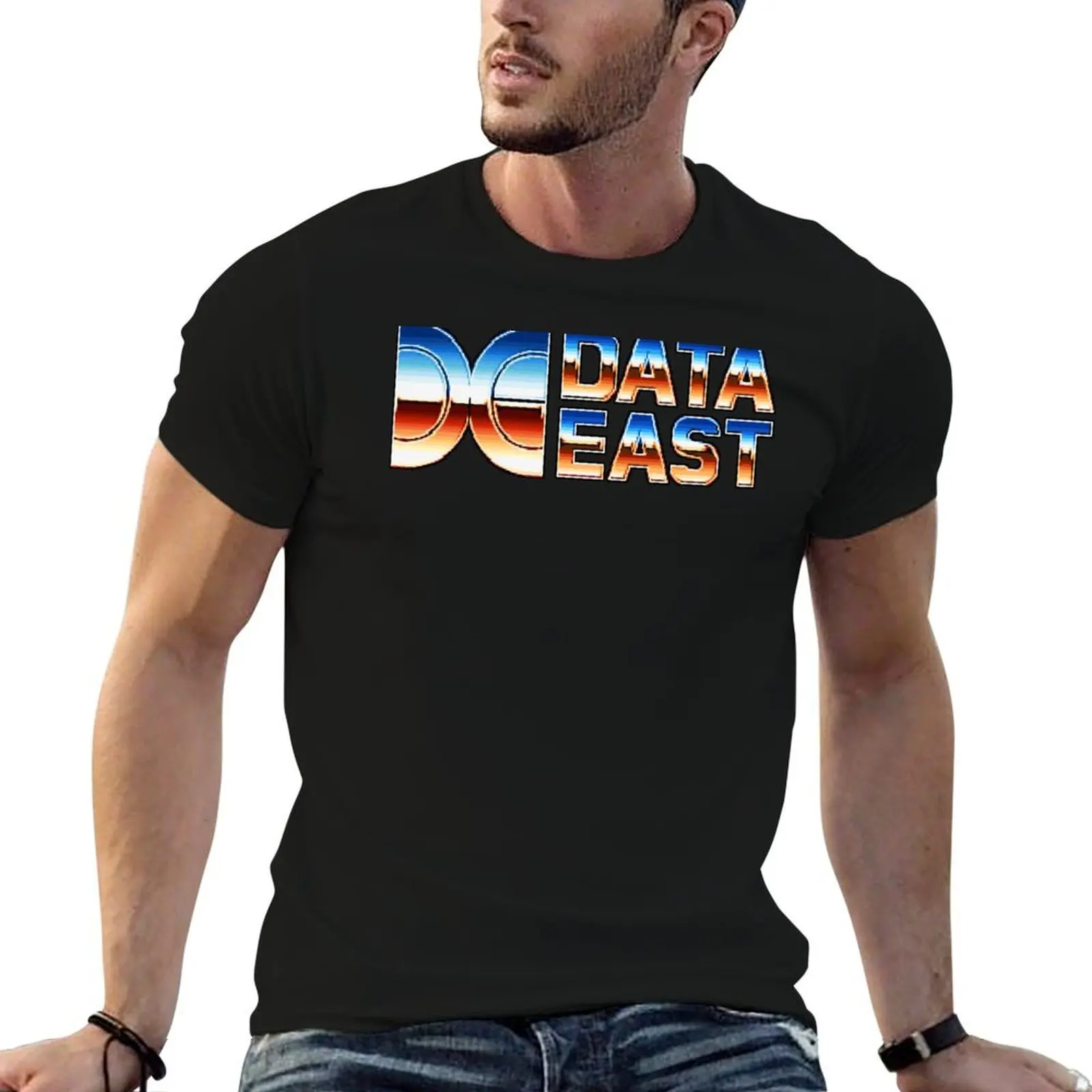 Never Forget Data East T-Shirt man t shirts for men man t shirts graphic black cotton t-shirt plain for man package T-shirt