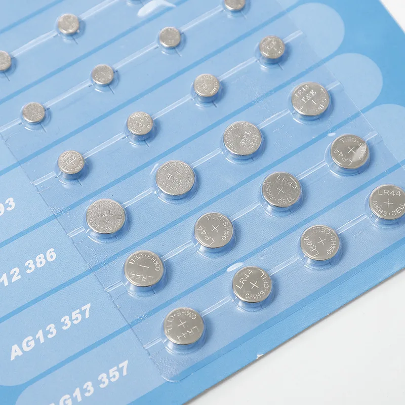 

40PCS 1.55V AG13 LR44 L AG1 AG3 AG4 AG5 AG12 SR44 Button Batteries A76 LR1154 GP7 Cell Coin Watch Toys Remote Battery