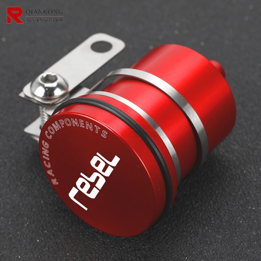 

Motorcycle Brake Fluid Reservoir Clutch Cylinder Tank Oil Fluid Cup FOR Honda REBEL CMX250C CMX 300 500 1100 CMX1100 2017-2025