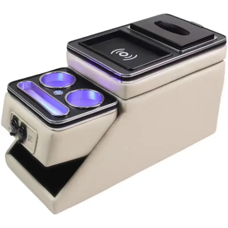 

Passenger Car Armrest Box Special Commercial Vehicle Central Modification Hand Box Front Interior Storage Box Charging
