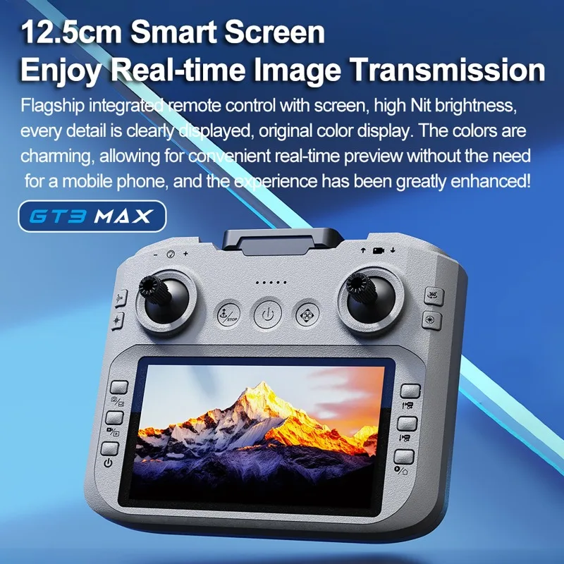 GT3 Drone with Remote Controller with 4.3" Screen Dual Camera Optical Flow Positioning Obstacle Avoidance Remote Control Drone - view 6