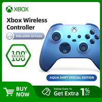 Microsoft Xbox Core Wireless Controller – Aurora Blue/Fire Vapor/ Nocturnal Vapor- for Xbox S Xbox X Xbox One Game Consoles 