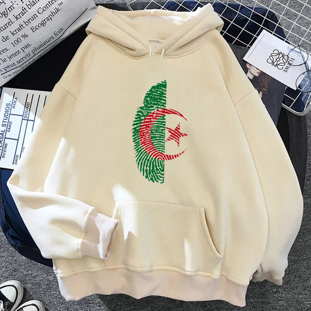 Algeria hoodie printed design modern style Japanese graphic girl hoddie funny modern style comfortable Japanese