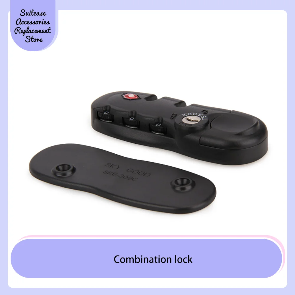 Fashion luggage bar box lock, luggage luggage customs lock, strong anti-theft code lock, luggage fixed lock