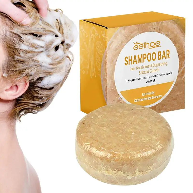 

Ginger Shampoo For Hair Anti Hair Loss Soap Shampoo Bar Natural Organic Ginger Shampoo Bar Promotes Hair Growth Soap Bar