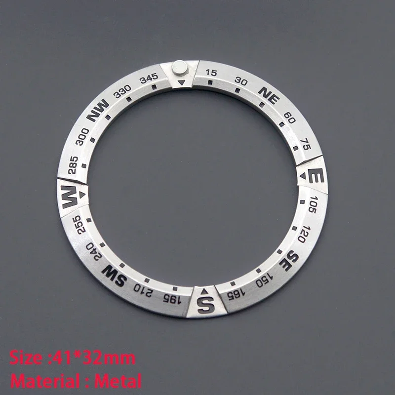 41*32 مللي متر ساعة الحافة إدراج 316L الفولاذ المقاوم للصدأ صالح الساموراي الأسود سلسلة PROSPEX SRPB55K1 ساعة الحال بالنسبة ساعة رجالي إصلاح جزء