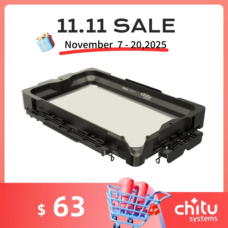 

Chitu Systems Hoopat X3/X4/X5 Быстросъемная Ванна для смолы для Saturn 3/3 ultra 4/4 ultra Anycubic M5s для аксессуаров для 3D-принтеров