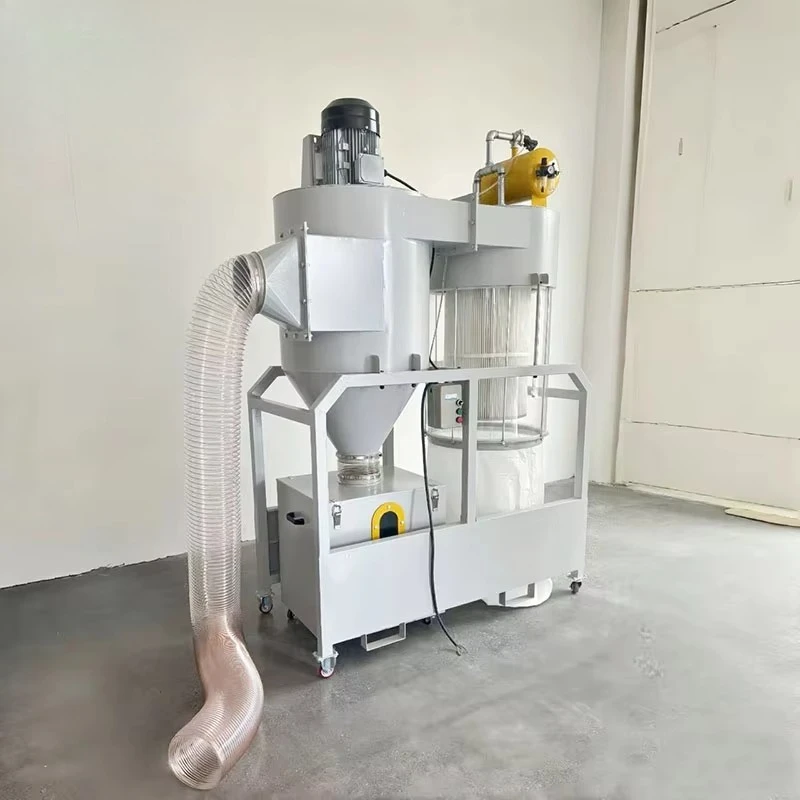 Portable Industrial Dust Collector, Used for Woodworking Cyclone Dust Collector, for Wood Chips Collection with Filter, 5.5kw