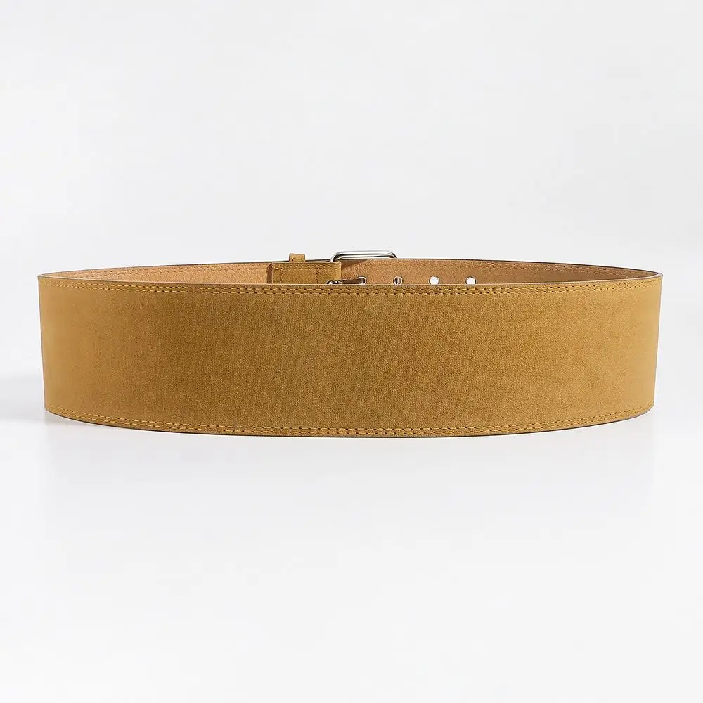 

Retro Luxury Design Suede Leather Wide Belt Trendy Casual 3 Pin Buckle Waistband Versatile Punk Waist Strap Gifts