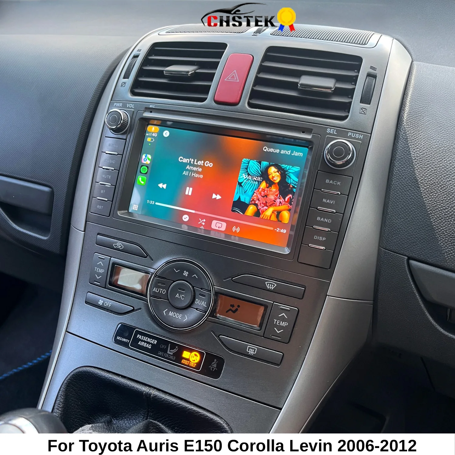 CHSTEK Android 14 Car Stereo Radio For Toyota Auris E150 2006-2012 Corolla Levin Carplay GPS Navi WIFI BT 4G Multimedia Player
