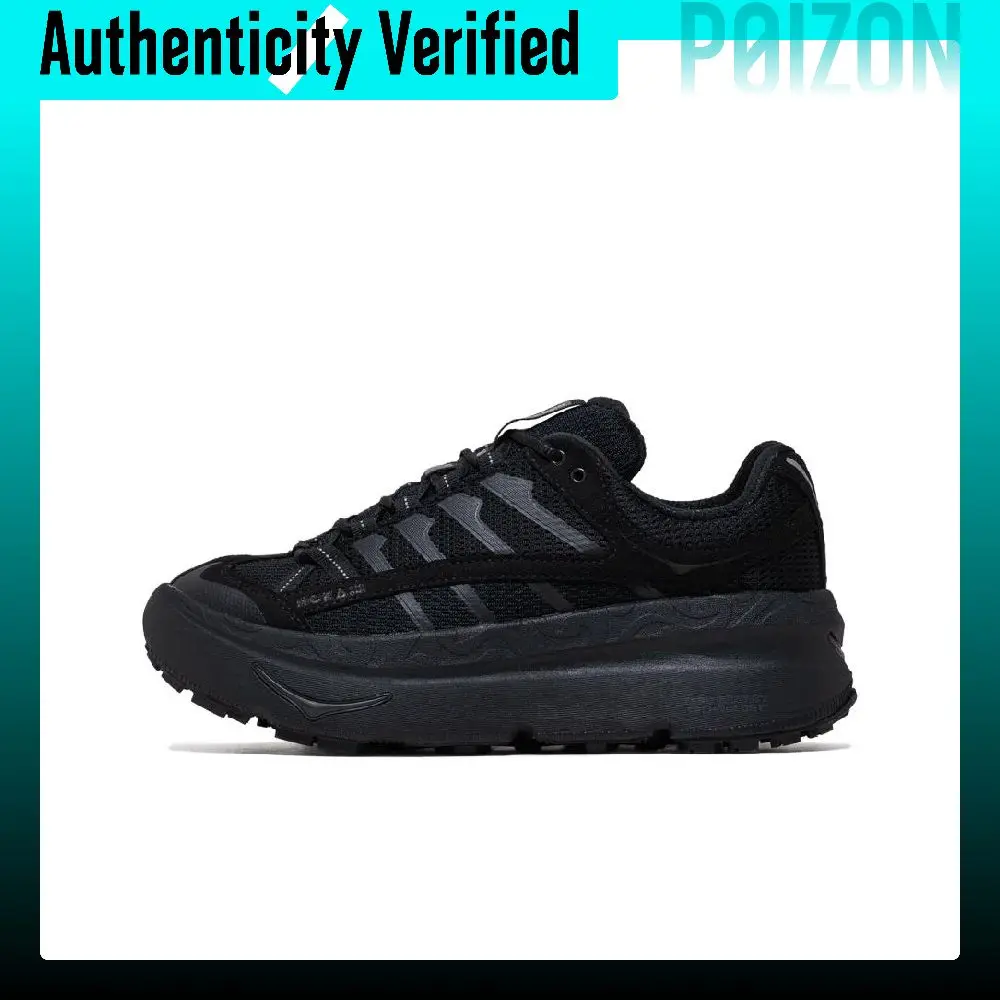 HOKA ONE ONE Trail Running Shoes Unisex Low-top Black 1176646-BBLC