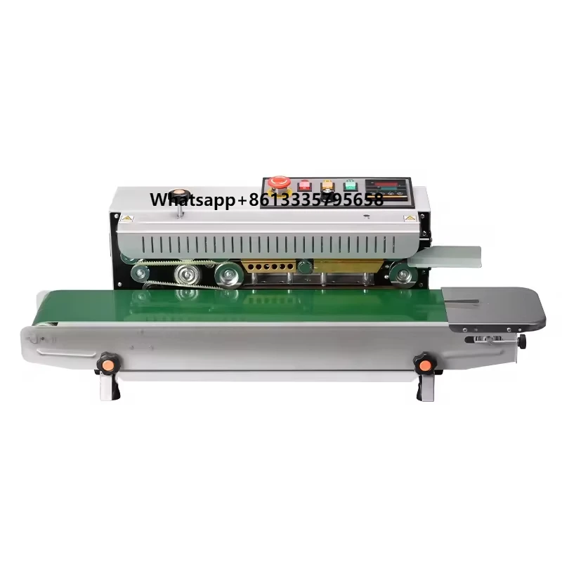 

FR770 Nitrogen Gas Flushing Vacuum Continuous Band Sealer Sealing Machine With Ink Roller