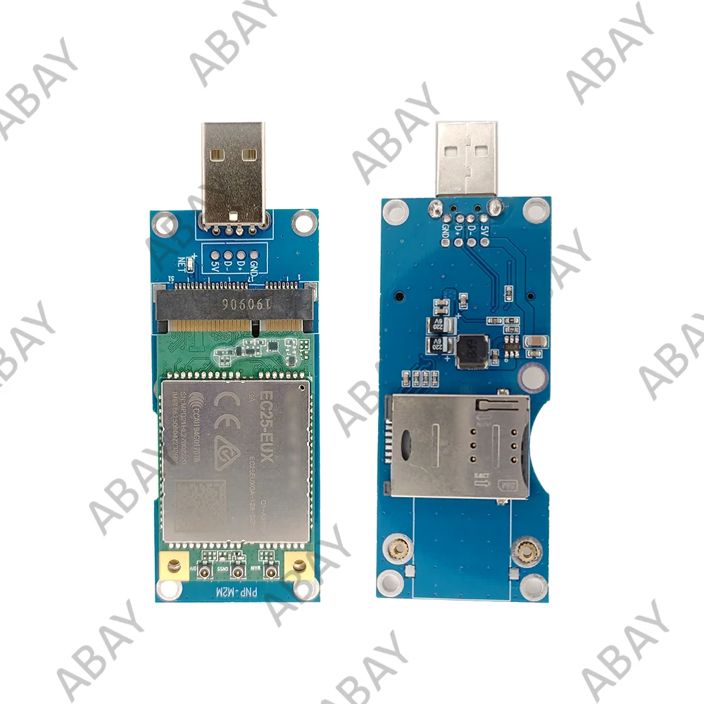 Quectel EC200TEUHA-N06-MN0AA EC200T-EU / EP06-E / EC25-EUX MINIPCIE 4G IoT Module + Minipcie to USB Adapter With SIM Card Slot