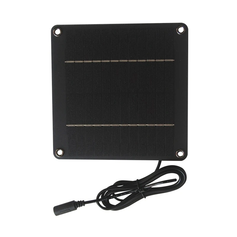 Solar Fan for Chicken Coop, 4W Solar-Operated Ventilation Fan, Weatherproof Wall-Mounted Cooling Odor Removal Solution-A74P