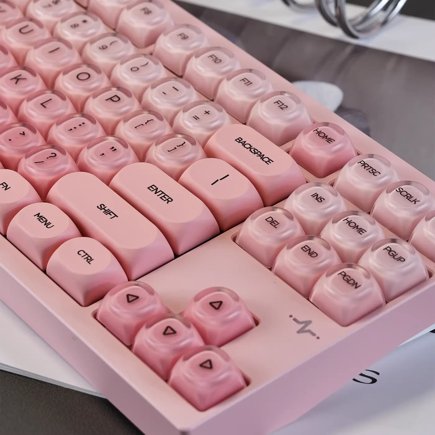 130 Keys Taoyao Foundation Gradient Matte PC+PBT Keycaps, Round HOA Profile, for 68/75/87/98/108 Layout Mechanical Keyboards