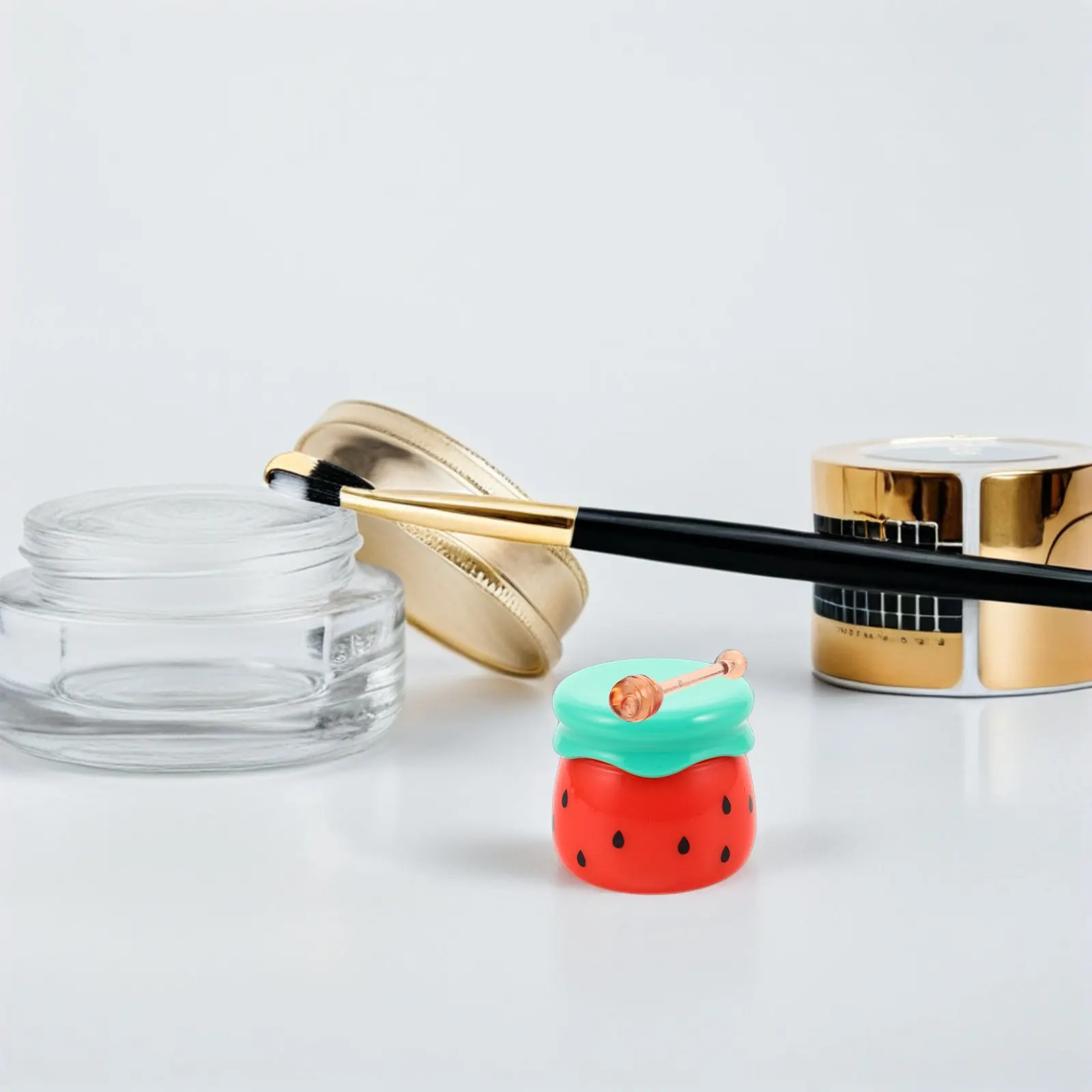 8-potes-vazios-para-mascara-labial-recipientes-plasticos-compactos-em-formato-de-pote-de-mel-com-aplicador-para-viagem-e-casa-recarregaveis-para-balsamo-labial-e-gloss