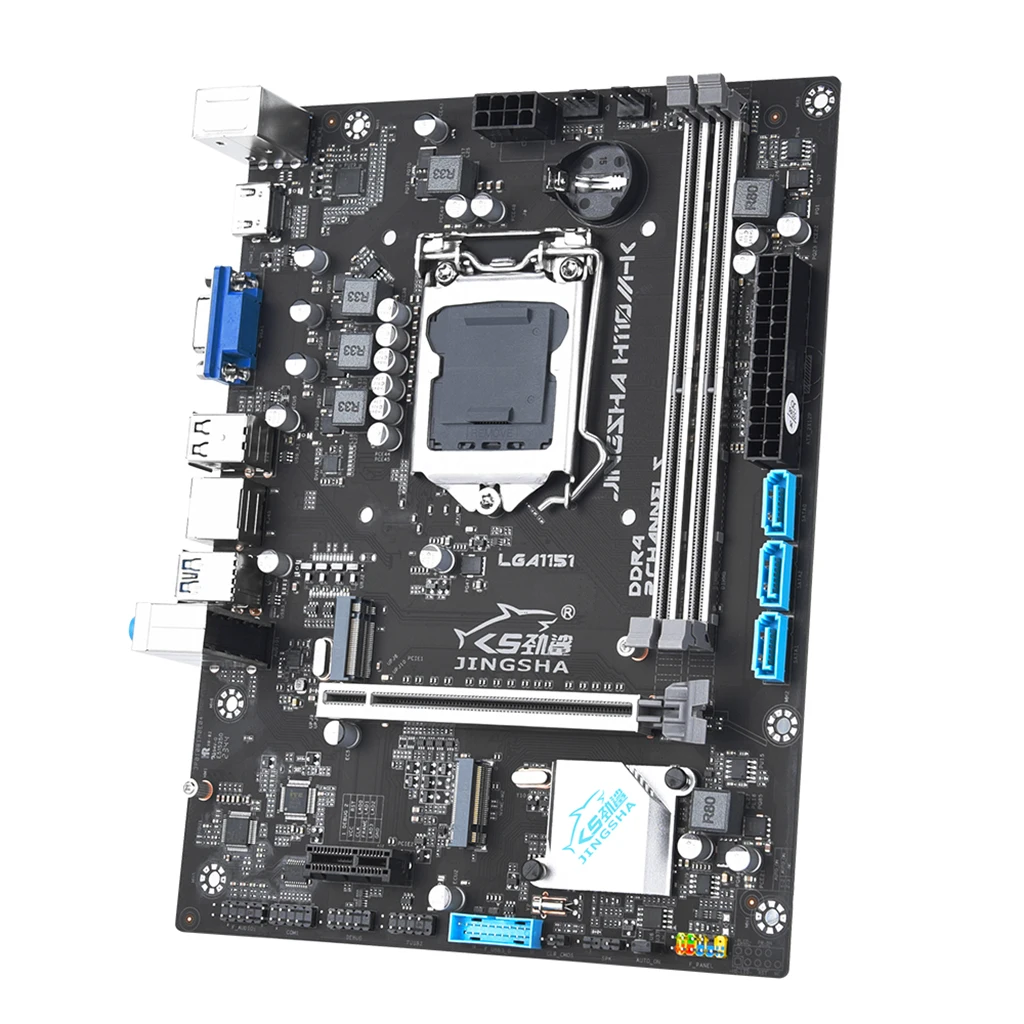 

H110M-K Motherboard DDR4 32GB LGA 1151 PCI-E 3.0 3×SATA 3.0 USB3.0 VGA HDMI-compatible RJ45 Micro ATX for M.2 NVME NGFF 2280 SSD