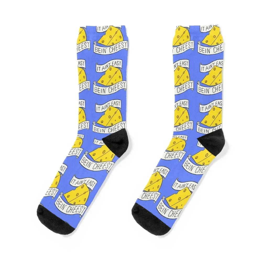 

It ain't easy bein' cheesy Socks men cotton high quality snow Thermal man winter cute Socks For Girls Men's