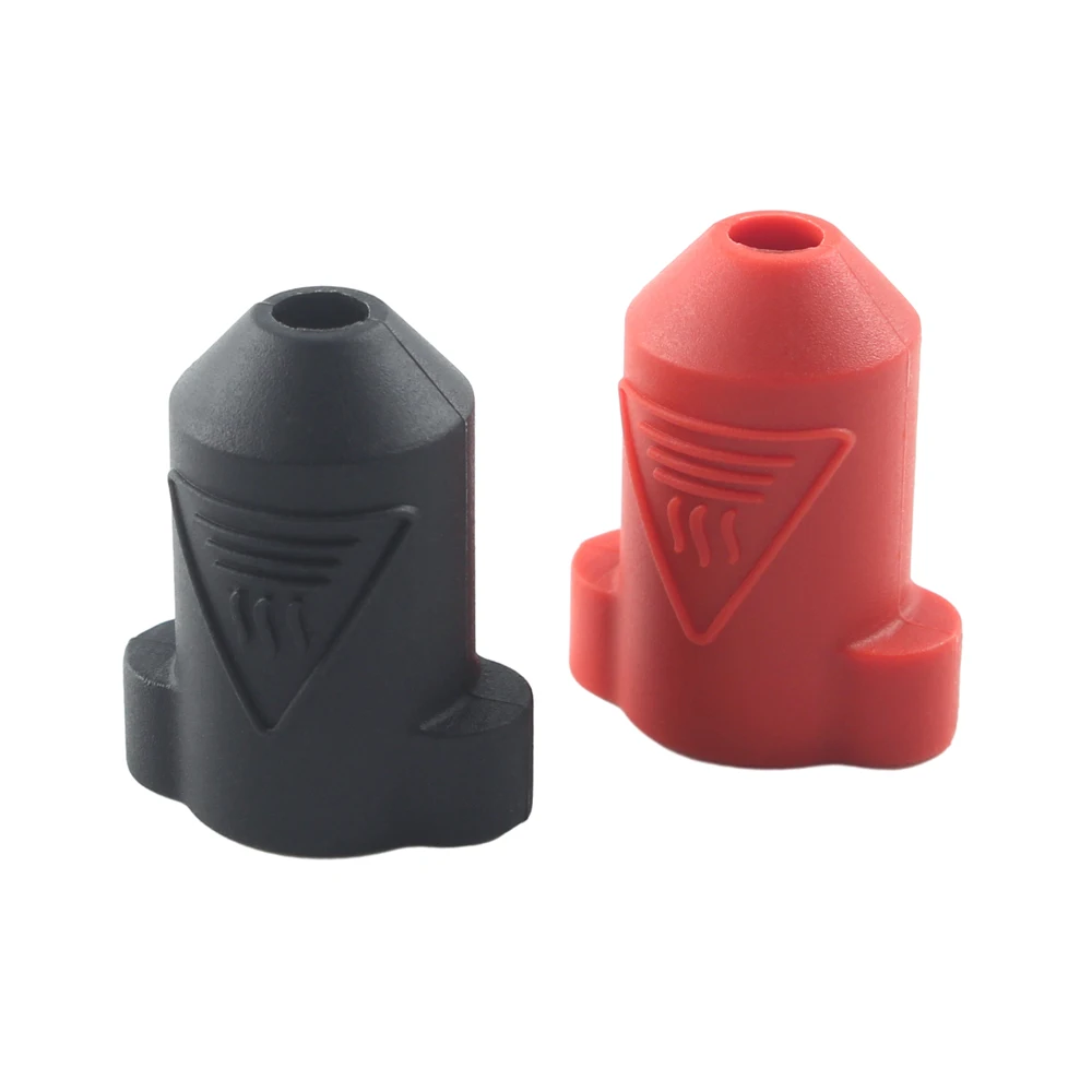 2/5pcs Creality K1/K1Max 세라믹 가열 블록 키트에 대 한 블랙 레드 실리콘 양말 K1 Hotend 단열 케이스 커버