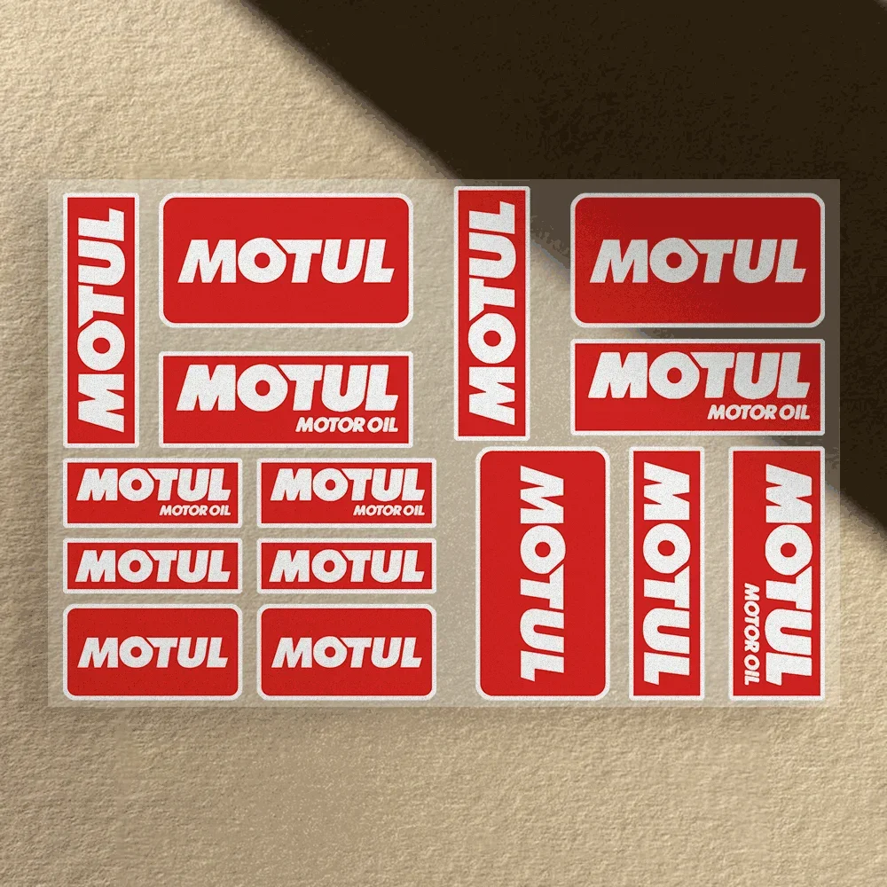 Kit de Calcomanías Reflectantes Motul para Casco de Motocicleta y Tanque