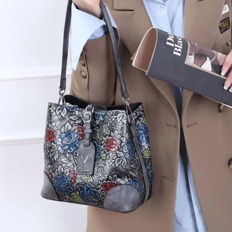 Bucket Bags and Purses for Women Hobo Shoulder Hbags Vintage Fashion Crossbody Bag