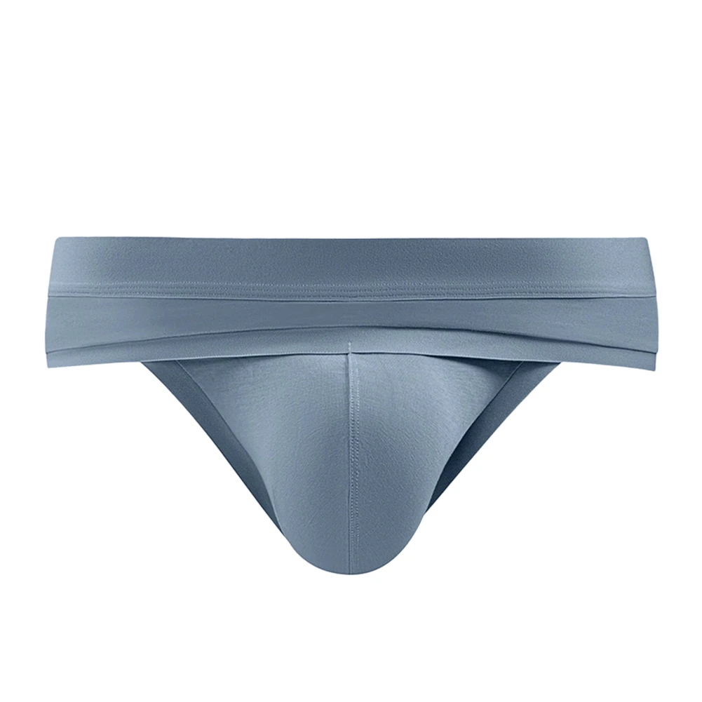 Men Comfortable Briefs Underwear Mid Waist U-shaped Pouch Lightweight Panties Breathable Elastic Man Daily Simple Underwear