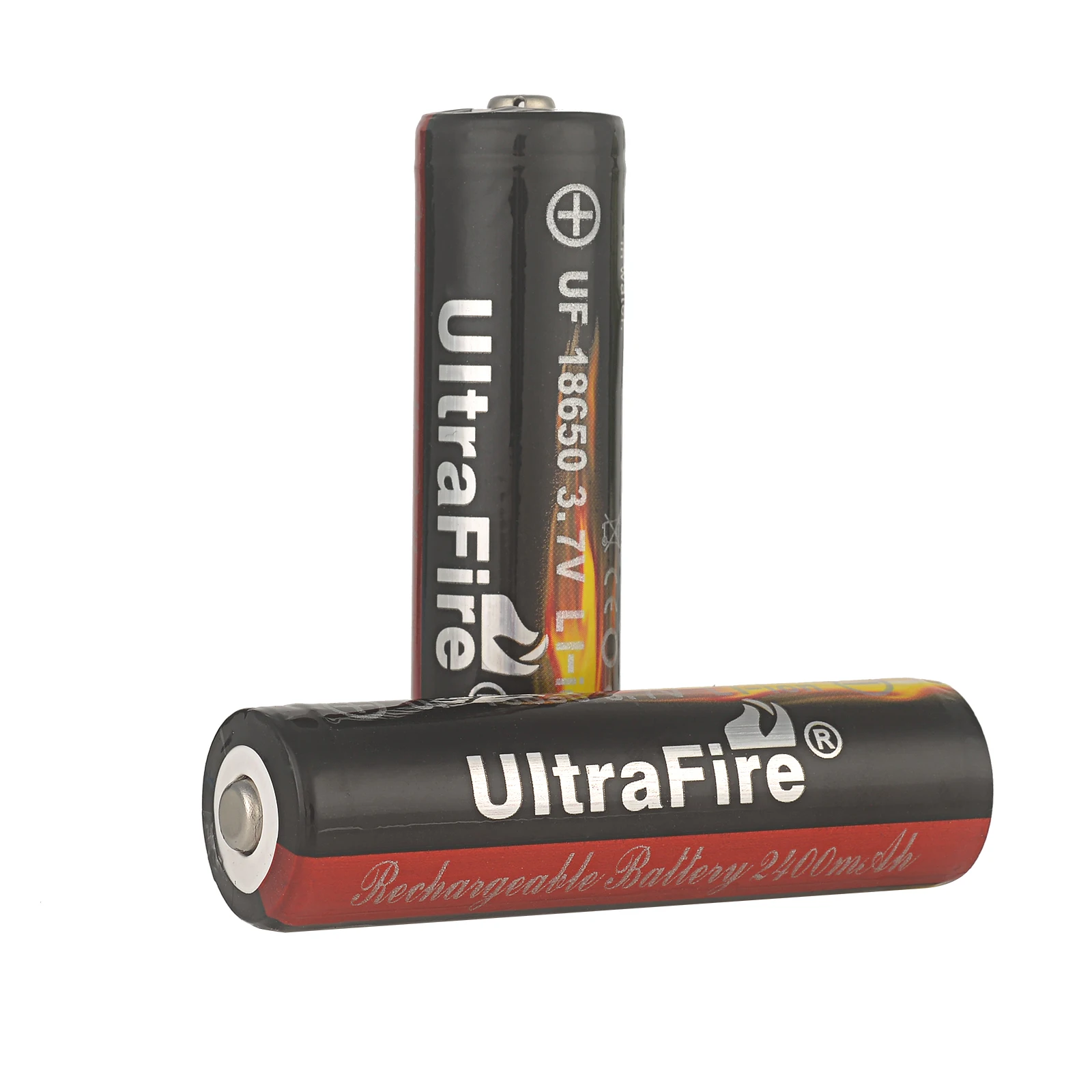 UltraFire 18650 2400mAh Rechargeable Battery High Capacity 3.7V Li-ion Battery 68mm for Flashlight Headlamp Battery with PCB