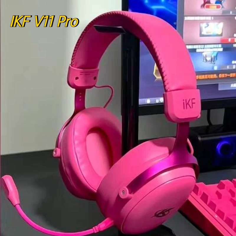 

IKF V11 Pro четыре режима беспроводные наушники HiFi эргономичный дизайн с низкой задержкой и шумоподавлением долговечные игровые наушники для киберспорта